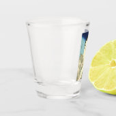 髪をコンビング（美しいアジアの女性） （琴洞） ショットグラス (左)