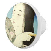 髪をコンビング（美しいアジアの女性） （琴洞） セラミックノブ (右)