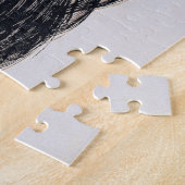 髪をコンブする女性、橋口五葉 ジグソーパズル (側面)