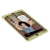 髪をダウンさせる_A_4x6冷蔵庫マグネット マグネット (右側)