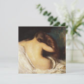 髪を乾かす女性(Joseph DeCamp) カード (スタンド正面)