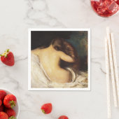 髪を乾かす女性(Joseph DeCamp) スタンダードカクテルナプキン (インサイチュ)