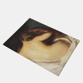 髪を乾かす女性(Joseph DeCamp) ドアマット (アングル)