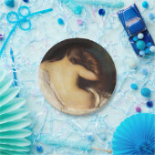 髪を乾かす女性(Joseph DeCamp) ペーパープレート (パーティー)