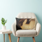 髪を乾かす女性(Joseph DeCamp) ランバークッション (椅子)