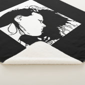 髪を後ろに持つ シェルパブランケット (3/4)