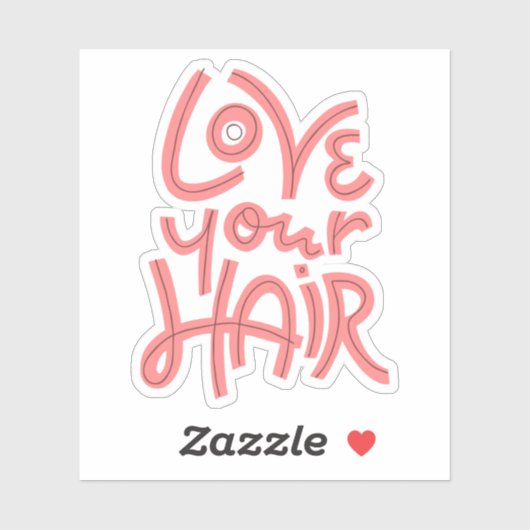 髪を愛しなさい シール (シート)