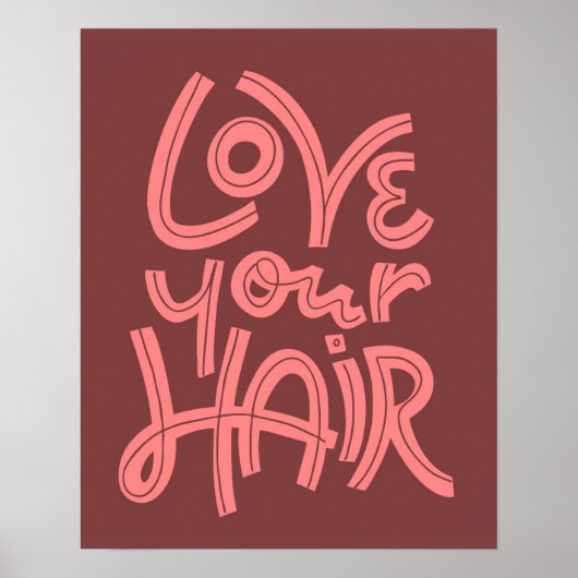 髪を愛しなさい ポスター (正面)