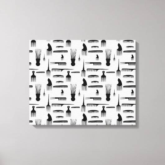 髪を行く キャンバスプリント (正面)