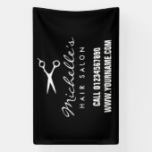 髪カスタムサロン屋外広告バナー 横断幕 (縦)