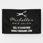 髪カスタムサロン屋外広告バナー 横断幕 (横)