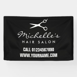 髪カスタムサロン屋外広告バナー 横断幕