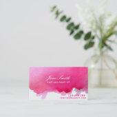 髪スタイリッシュとメイク結婚アップ 名刺 (スタンド正面)