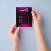 髪型の チラシ (手)