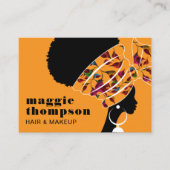 髪形師 |ヘアスタイリスト&美容師ビジネスカ 名刺 (正面)