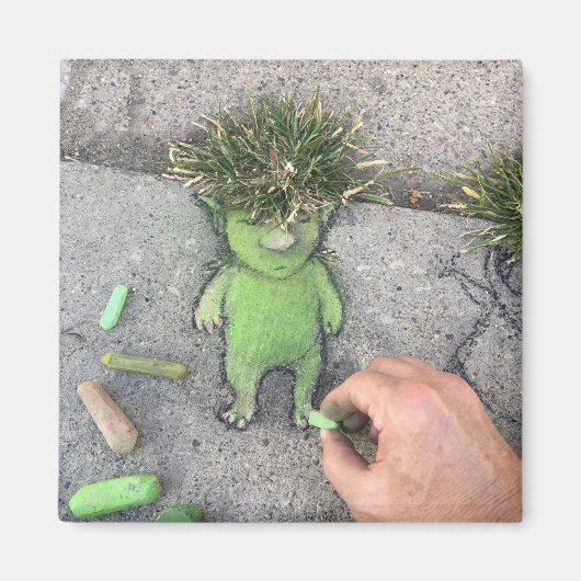 髪熱狂するの日 マグネット (正面)