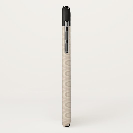 髭および帽子を持つフクロウ Case-Mate iPhoneケース (裏面/左)