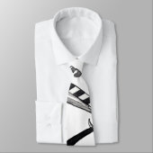 髭かみそりの電気かみそりの水彩画の理容師パターン ネクタイ (タイ)