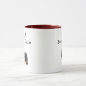 髭があるコリーを愛して下さい マグカップ (中央)