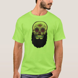 髭があるスカル Tシャツ