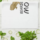 髭があるドラゴンのお母さん キッチンタオル (折り畳み)