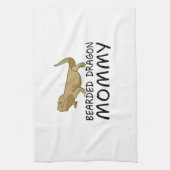 髭があるドラゴンのお母さん キッチンタオル (縦)