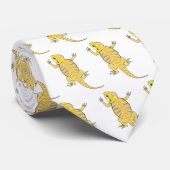 髭があるドラゴンのタイ(薄い色) ネクタイ (ロール)