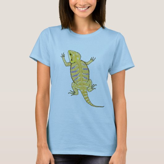 髭があるドラゴンのワイシャツ Tシャツ (正面)