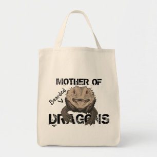 "髭があるドラゴンの母"のトート トートバッグ