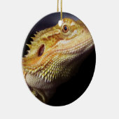 髭があるドラゴンの頭部2 セラミックオーナメント (右)