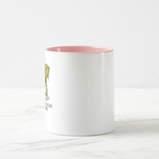 髭があるドラゴンは私の宿題学生のトカゲを食べました マグカップ (中央)