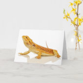 髭があるドラゴン カード (黄色い花)