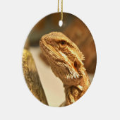 髭があるドラゴン セラミックオーナメント (右)