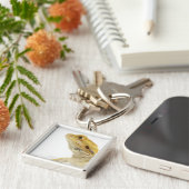 髭があるドラゴン(Pogona Vitticeps) キーホルダー (側面)