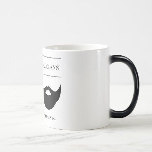 髭があるマグ コーヒーマグカップ (右)