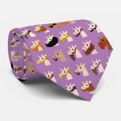 髭があるユニコーン ネクタイ (ロール)