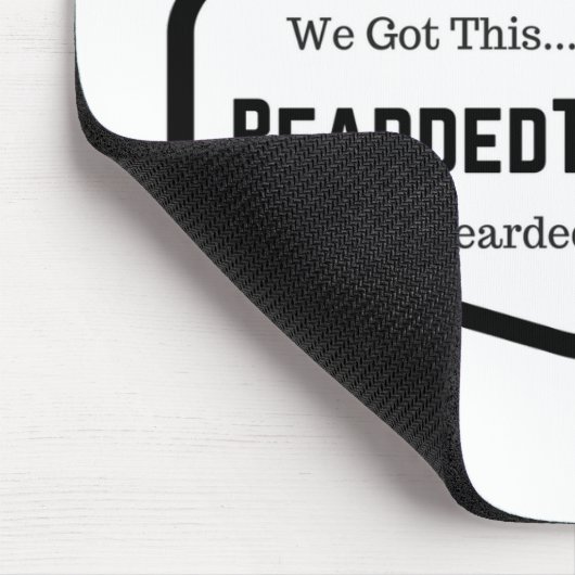 髭がある神学者のマウスパッド マウスパッド (コーナー)