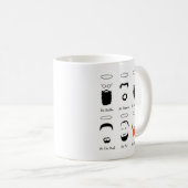髭がある聖者のマグ コーヒーマグカップ (正面右)
