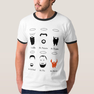 髭がある聖者のTシャツ Tシャツ