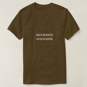 髭がある驚異 Tシャツ