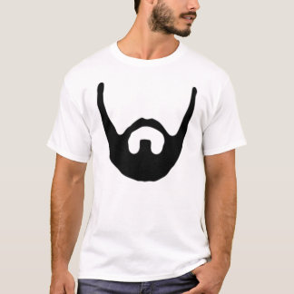 髭がある1つ Tシャツ