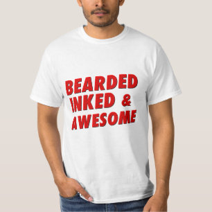 髭がある、インクをしみ込ませられる及び素晴らしい Tシャツ