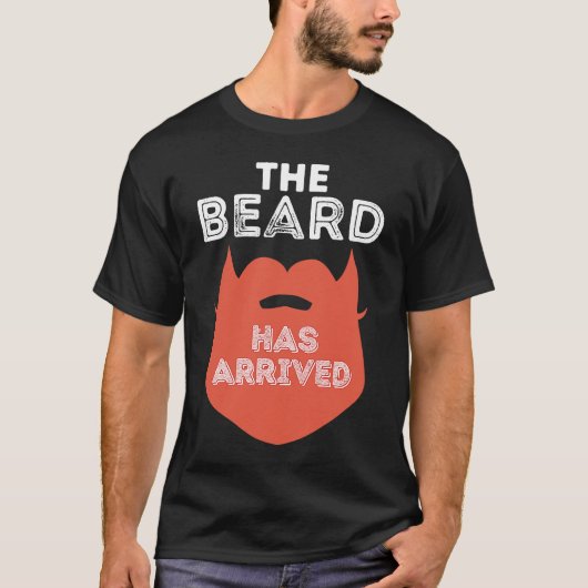髭が生えた Tシャツ (正面)
