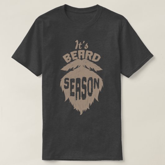 髭が生え生きとした季節 Tシャツ (デザイン正面)