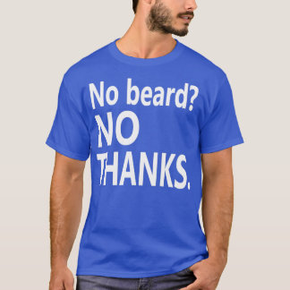 髭なし白感謝していい Tシャツ