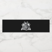 髭のあるバイキング戦士 ペットボトルラベル (シングルラベル)