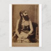 髭のある女性 ポストカード (正面)