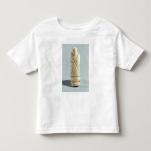 髭のある男の姿(象のアイボリー) トドラーTシャツ