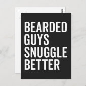 髭のある男は寄り添って良いおもしろい引用文 ポストカード (正面/裏面)