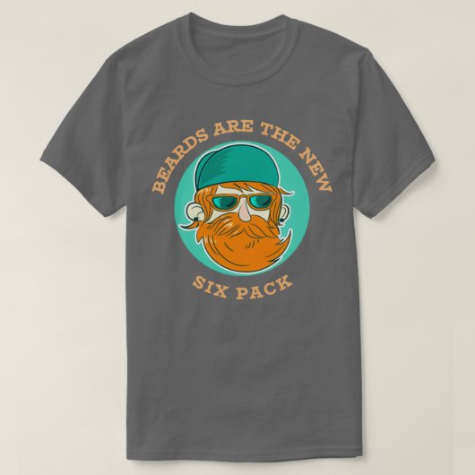 髭のある男5 Tシャツ (デザイン正面)